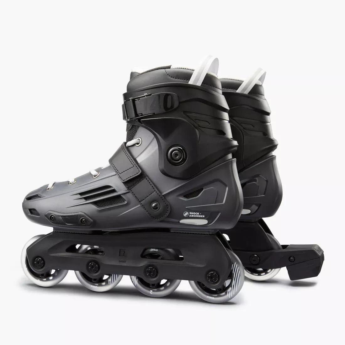 Adults Inline Skates - MF140 Hard Shell, Grey, No Color, large image number 5
