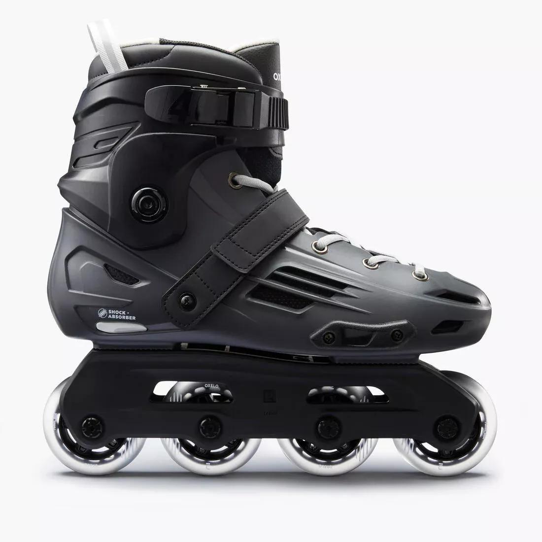 Adults Inline Skates - MF140 Hard Shell, Grey, No Color, large image number 7