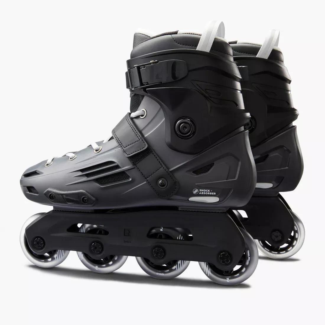 Adults Inline Skates - MF140 Hard Shell, Grey, No Color, large image number 9