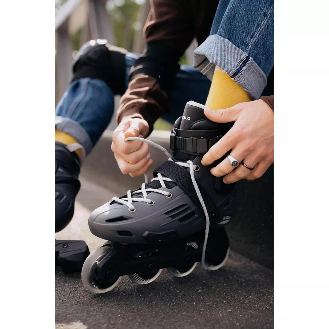 Adults Inline Skates - MF140 Hard Shell, Grey, No Color, large image number 11