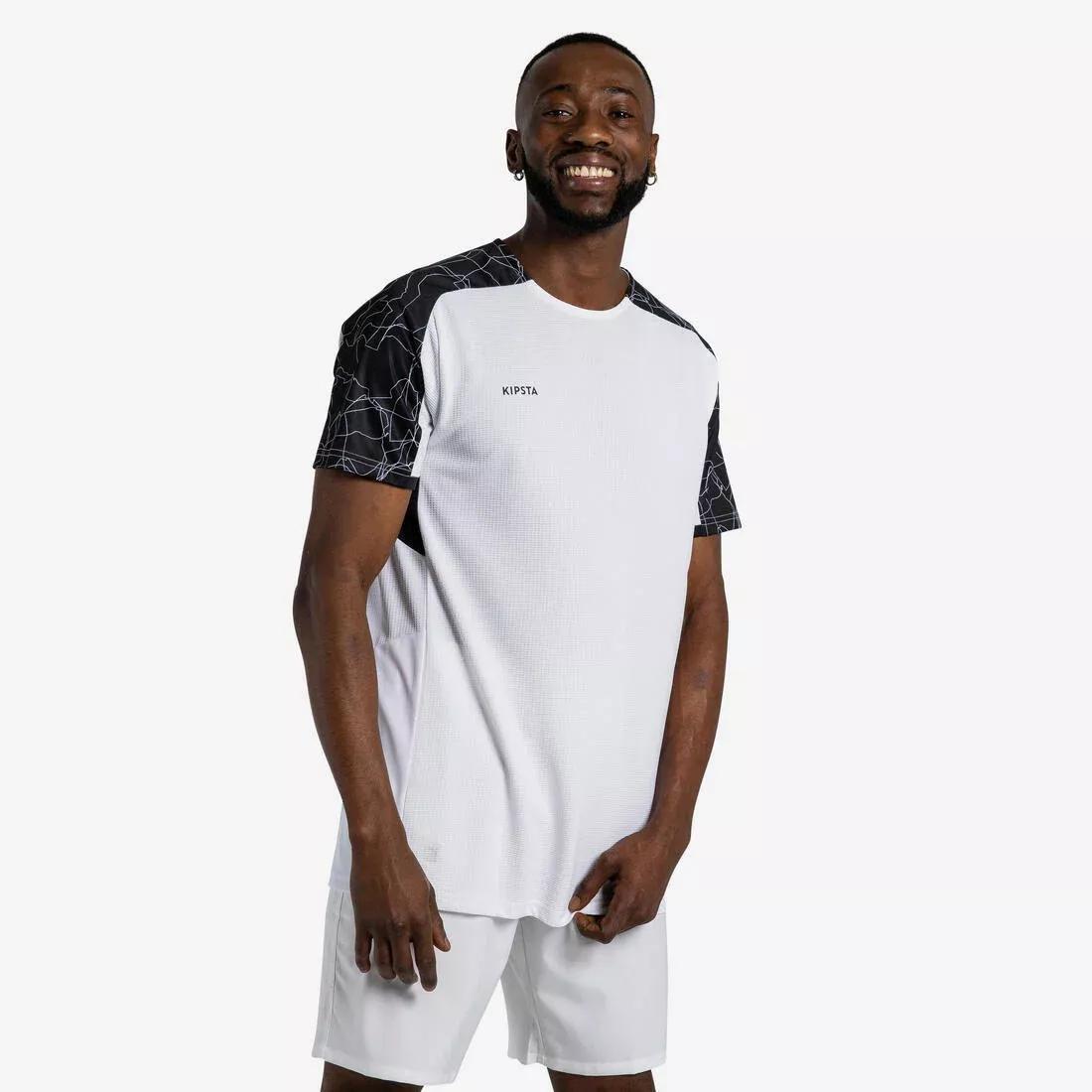Short-Sleeved Football Shirt Viralto Solo Letters, White, , large image number 0