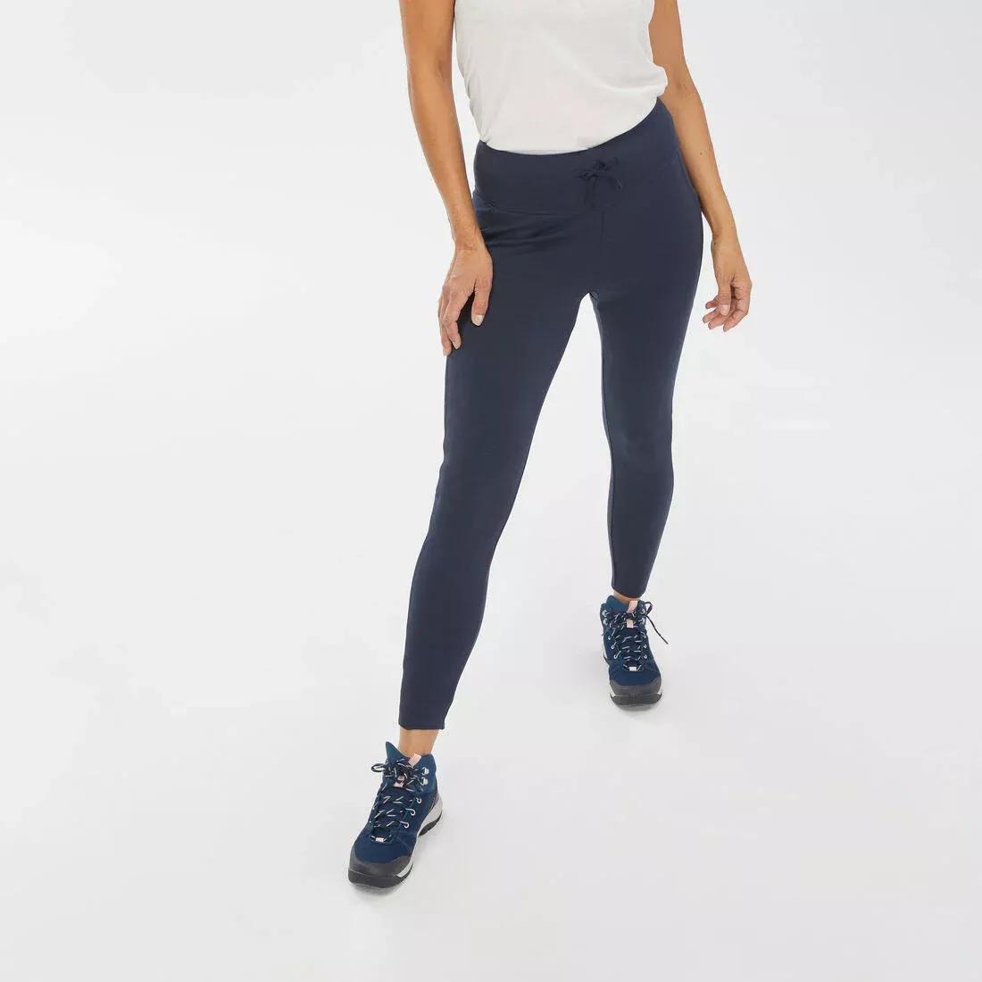 ORANGE Women's hiking leggings NH100, , large image number 2