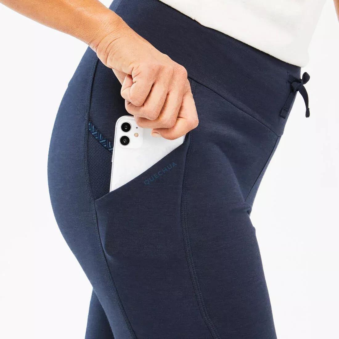 ORANGE Women's hiking leggings NH100, , large image number 5