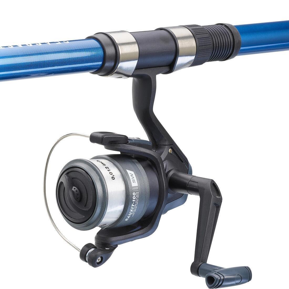 Sea Fishing Ledgering Set Rod And Reel Seacoast100 350 Telescopic, Blue, No Color, large image number 3