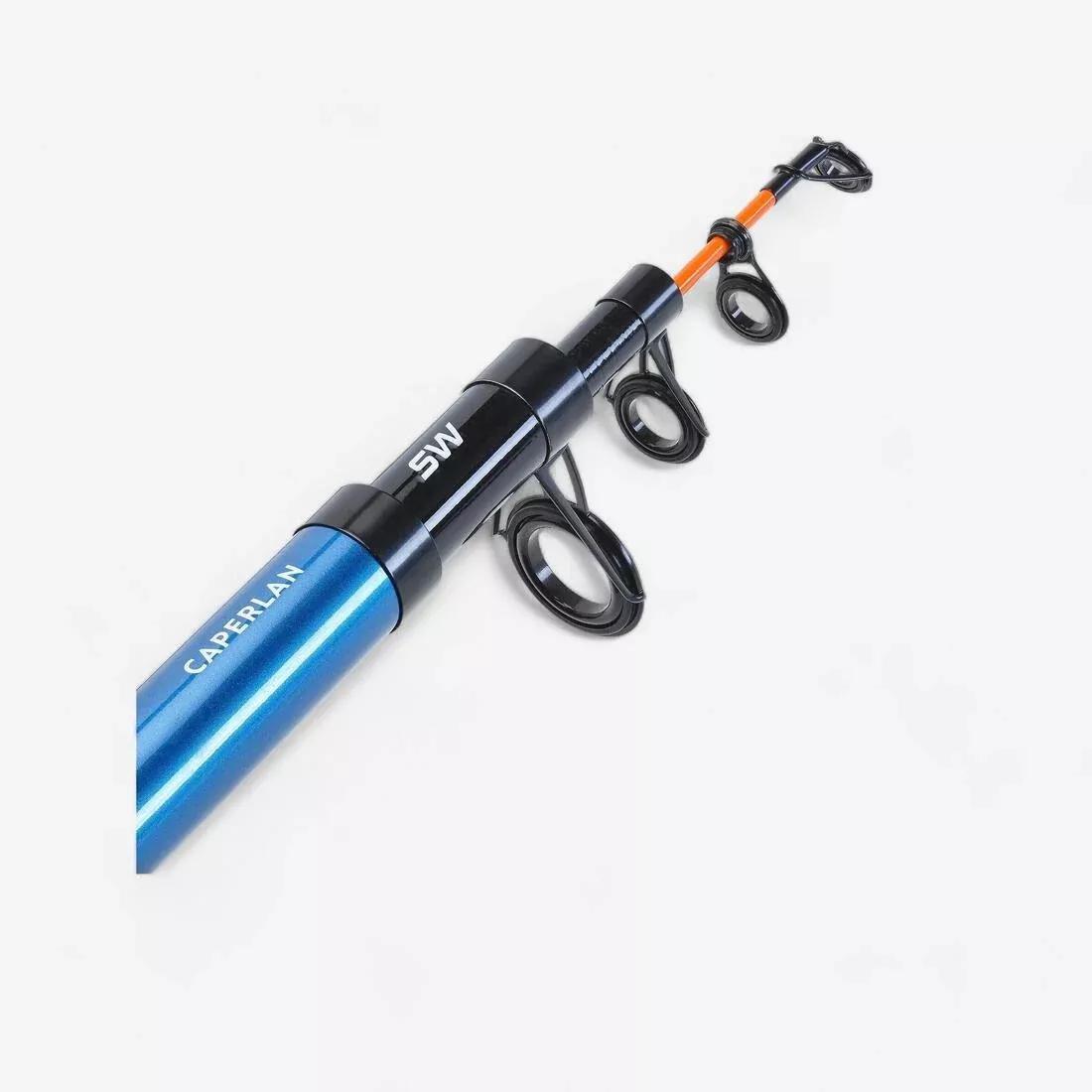 Sea Fishing Ledgering Set Rod And Reel Seacoast100 350 Telescopic, Blue, No Color, large image number 4