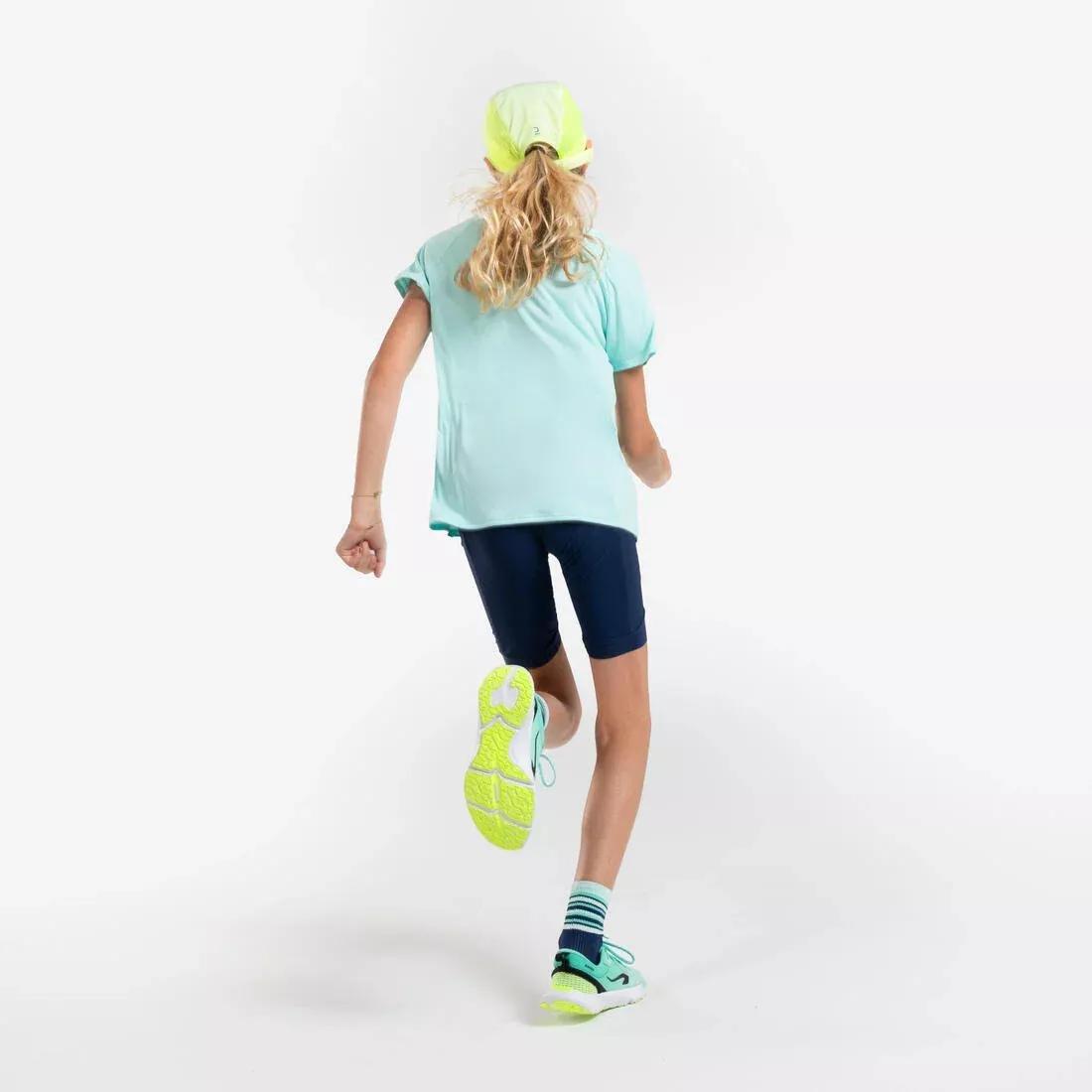 Kids Exercise Running T-shirt, Mint Green, , large image number 4