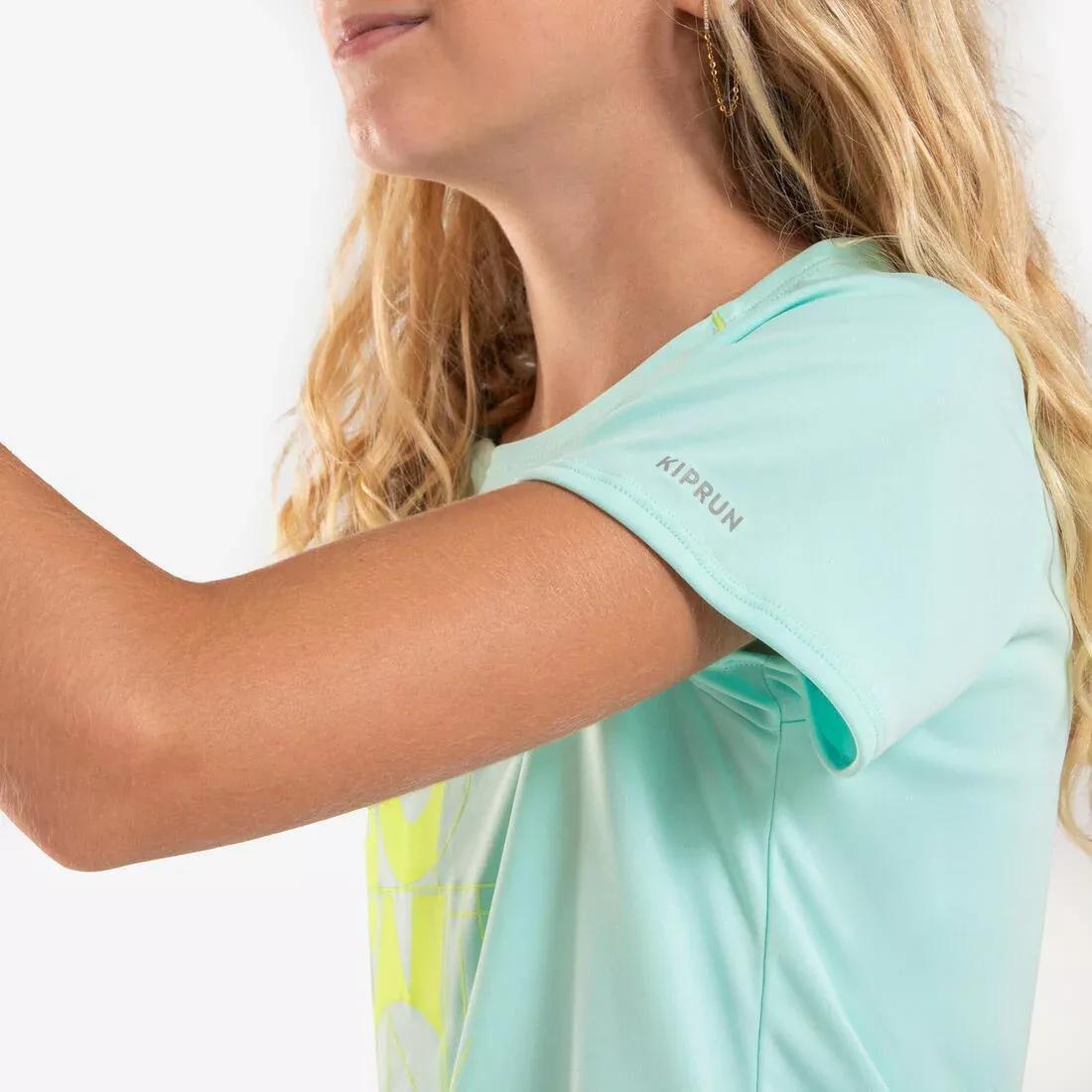 Kids Exercise Running T-shirt, Mint Green, , large image number 10
