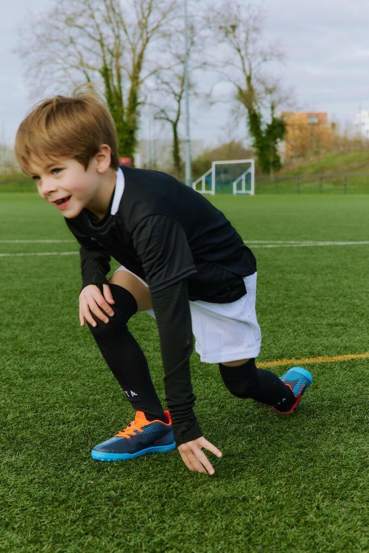 Kids Unisex Rip-Tab Football Boots - 160 Easy Turf, Navy, , large image number 10