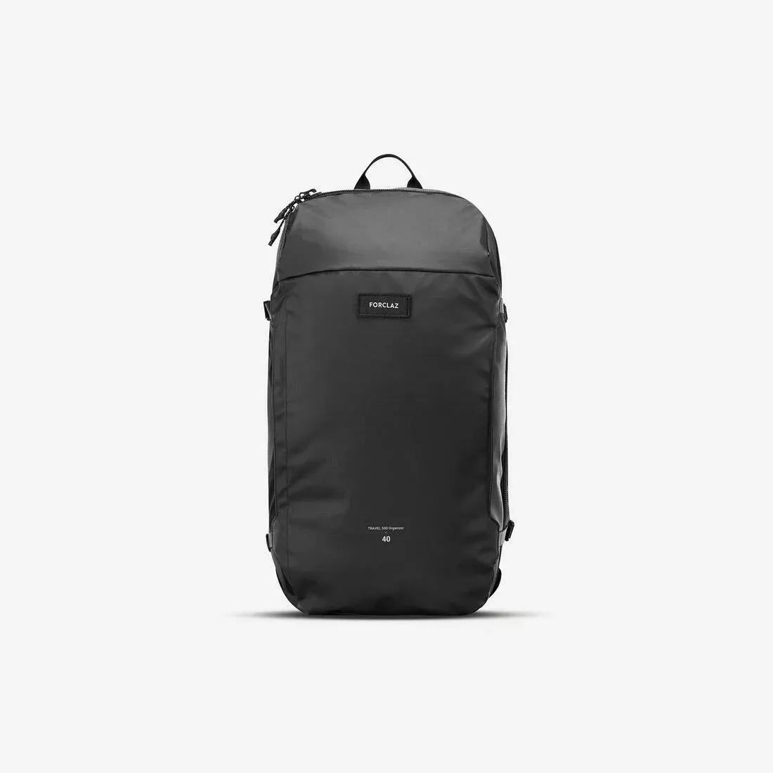 Travel Backpack 40 L - Travel 500 Organizer, Black, No Color, medium