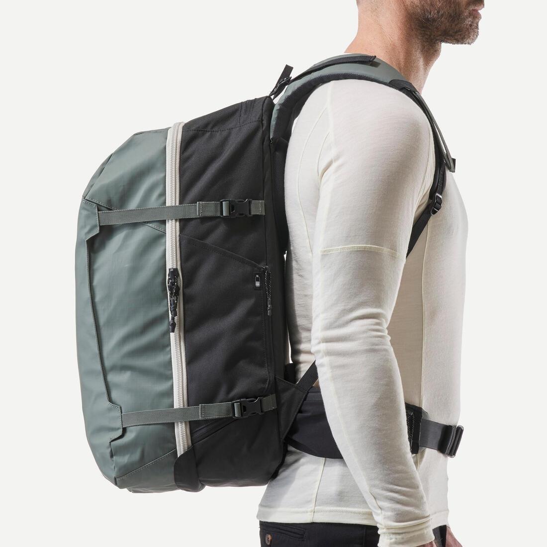 Travel Backpack 40 L - Travel 500 Organizer, Black, No Color, large image number 12