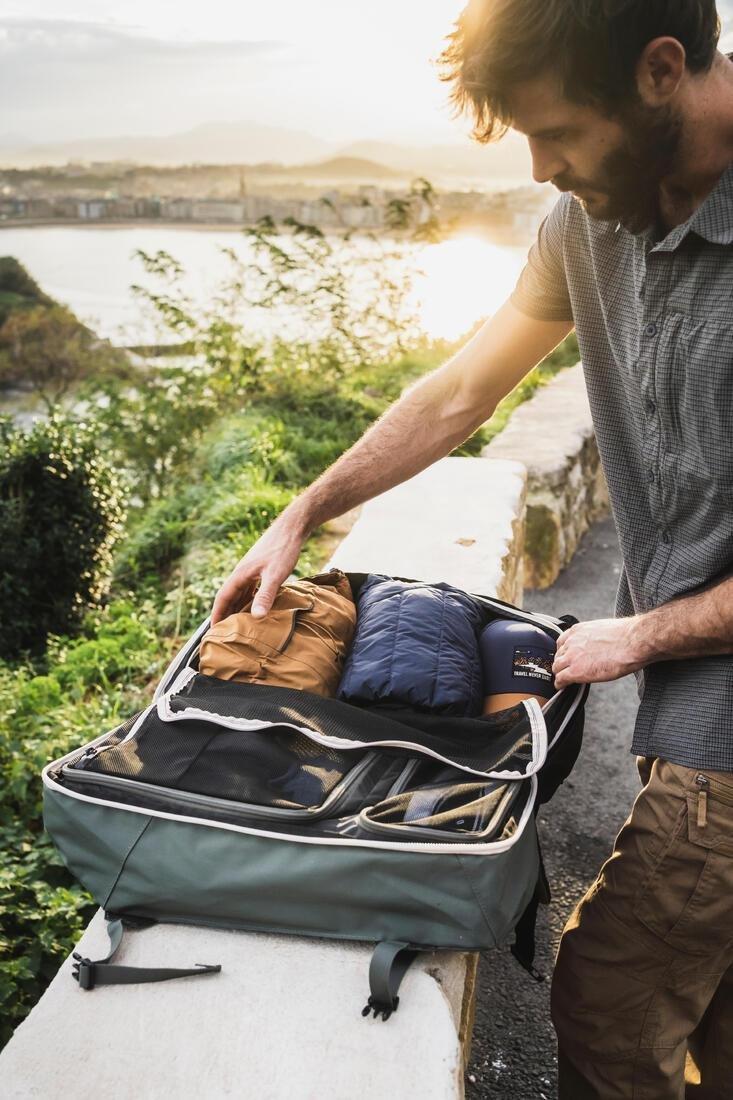 Travel Backpack 40 L - Travel 500 Organizer, Black, No Color, large image number 14