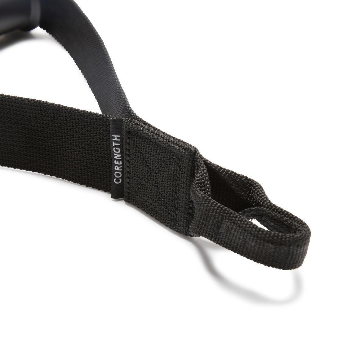 Pulley Weight Training Handle, Black, No Color, large image number 1