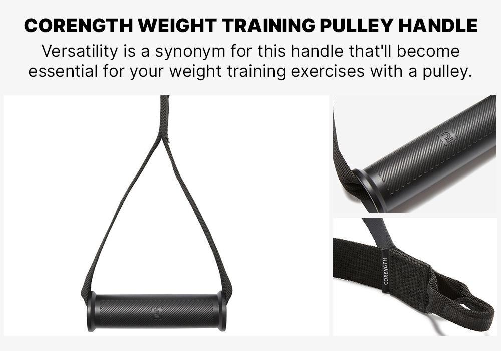 Pulley Weight Training Handle, Black, No Color, large image number 7