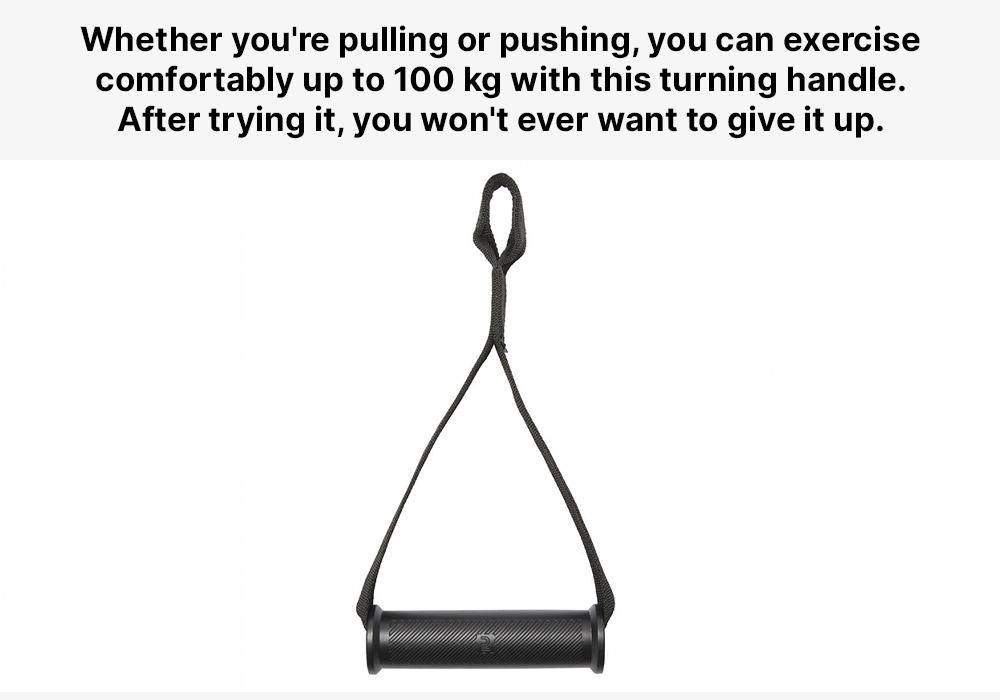 Pulley Weight Training Handle, Black, No Color, large image number 8