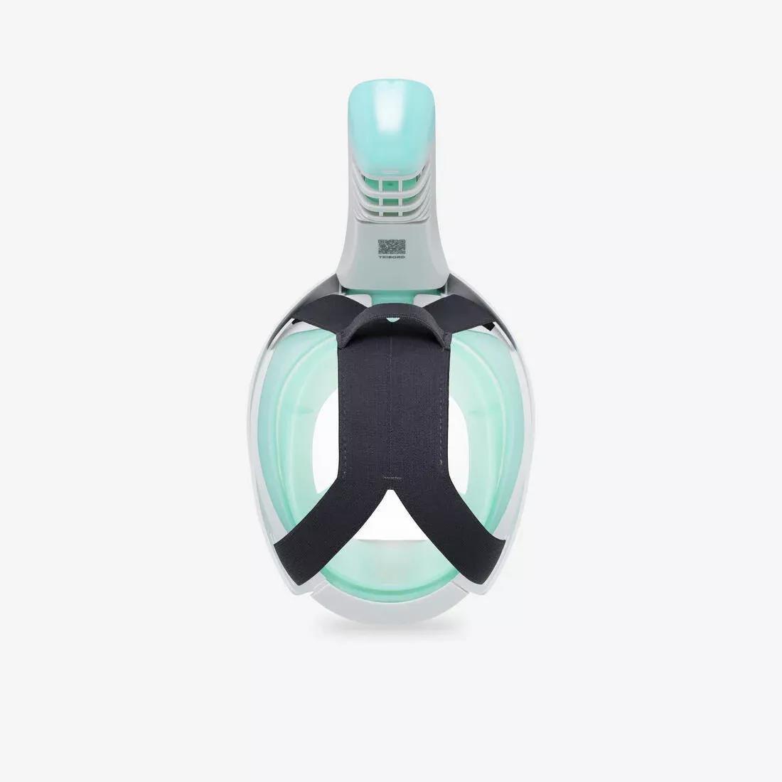 Kids Unisex Easybreath Snorkelling Surface Mask Xs (Ages 6-10) No Bag, White, No Color, large image number 4