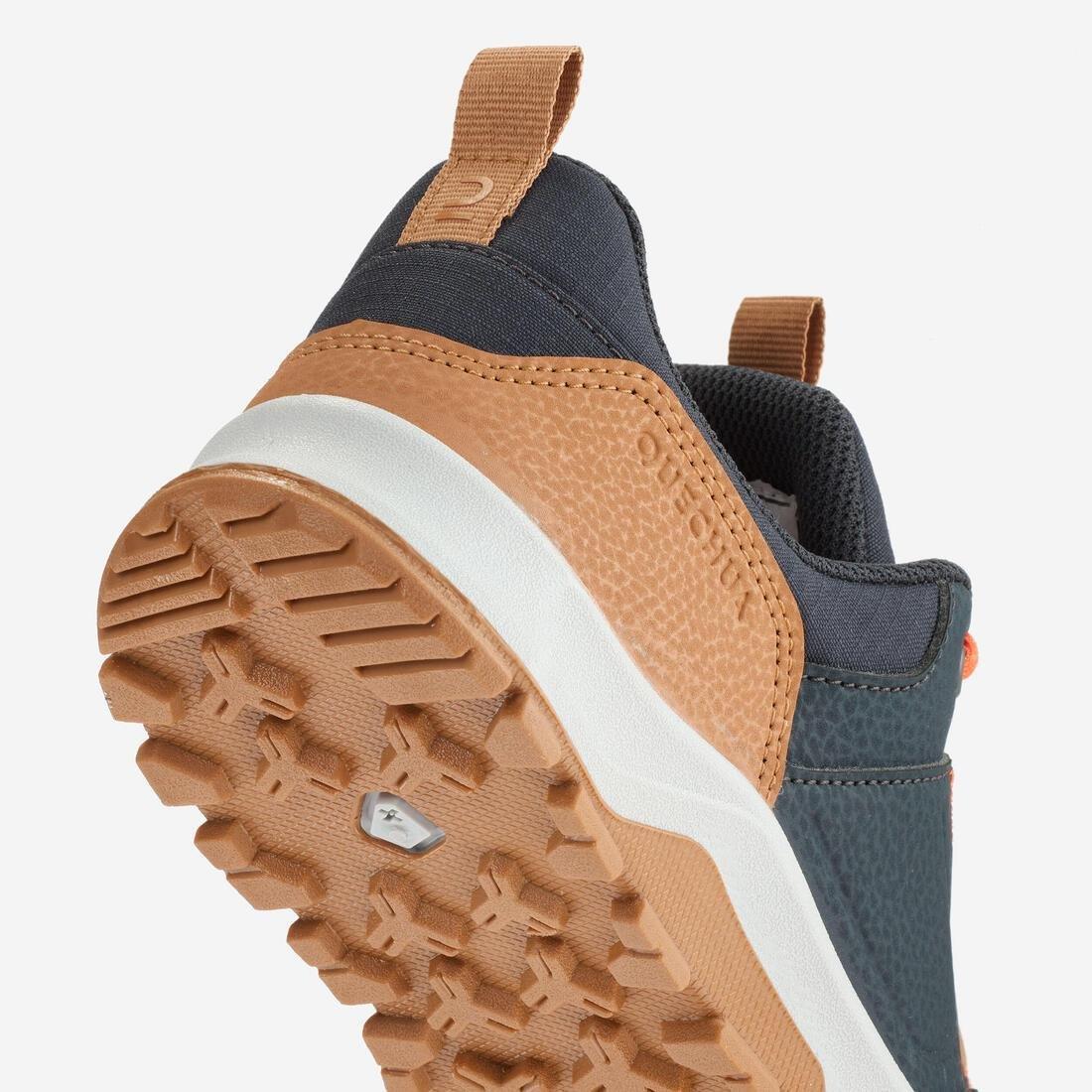 Kids Unisex Water-Repellant, Laced Hiking Boots - NH500, Grey, No Color, large image number 7