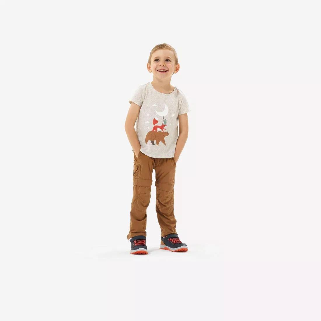 Kids Unisex Water-Repellent, Hook-And-Loop Fasteners - NH500, Grey, No Color, large image number 10