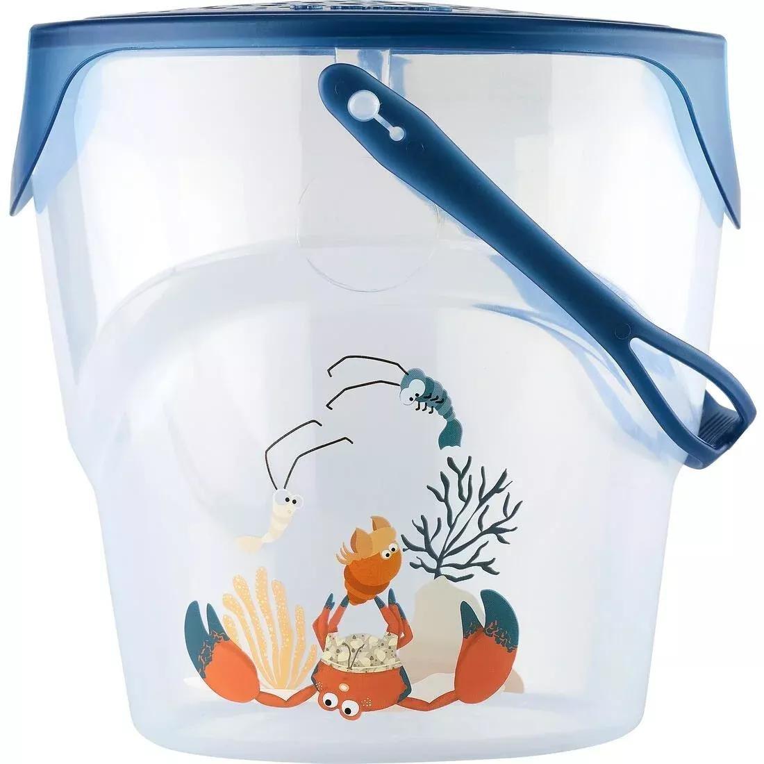 Fishing Discover Kit Bucket And Landing Net, Blue, No Color, large image number 2