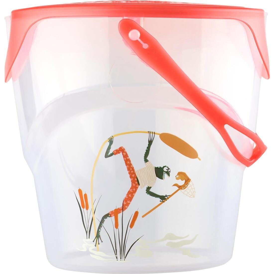 Fishing Discover Kit Bucket And Landing Net, Orange, No Color, large image number 1