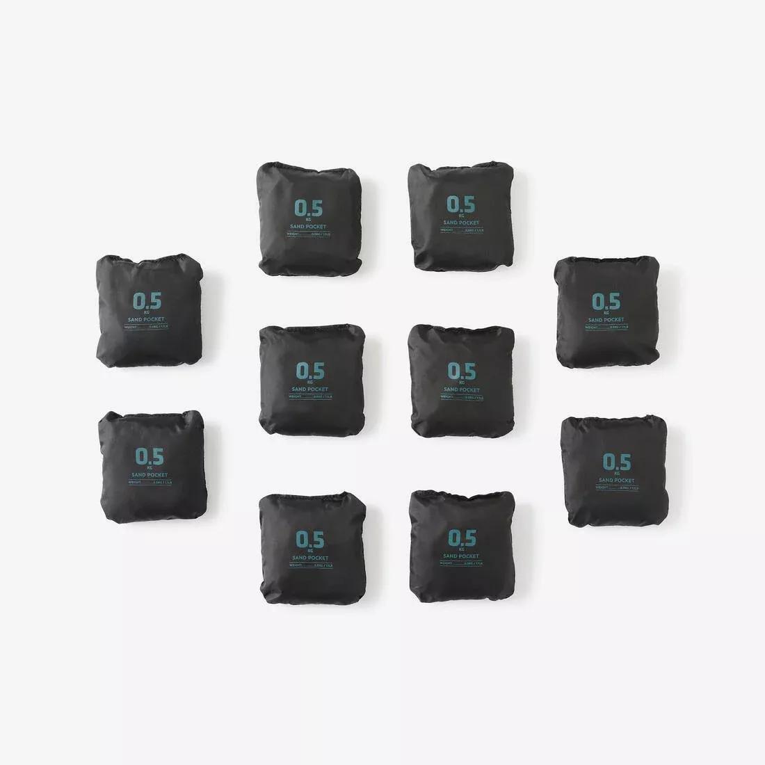 Machine Washable Weight Training And Cross-Training Vest 0-5 Kg, Black, No Color, large image number 6