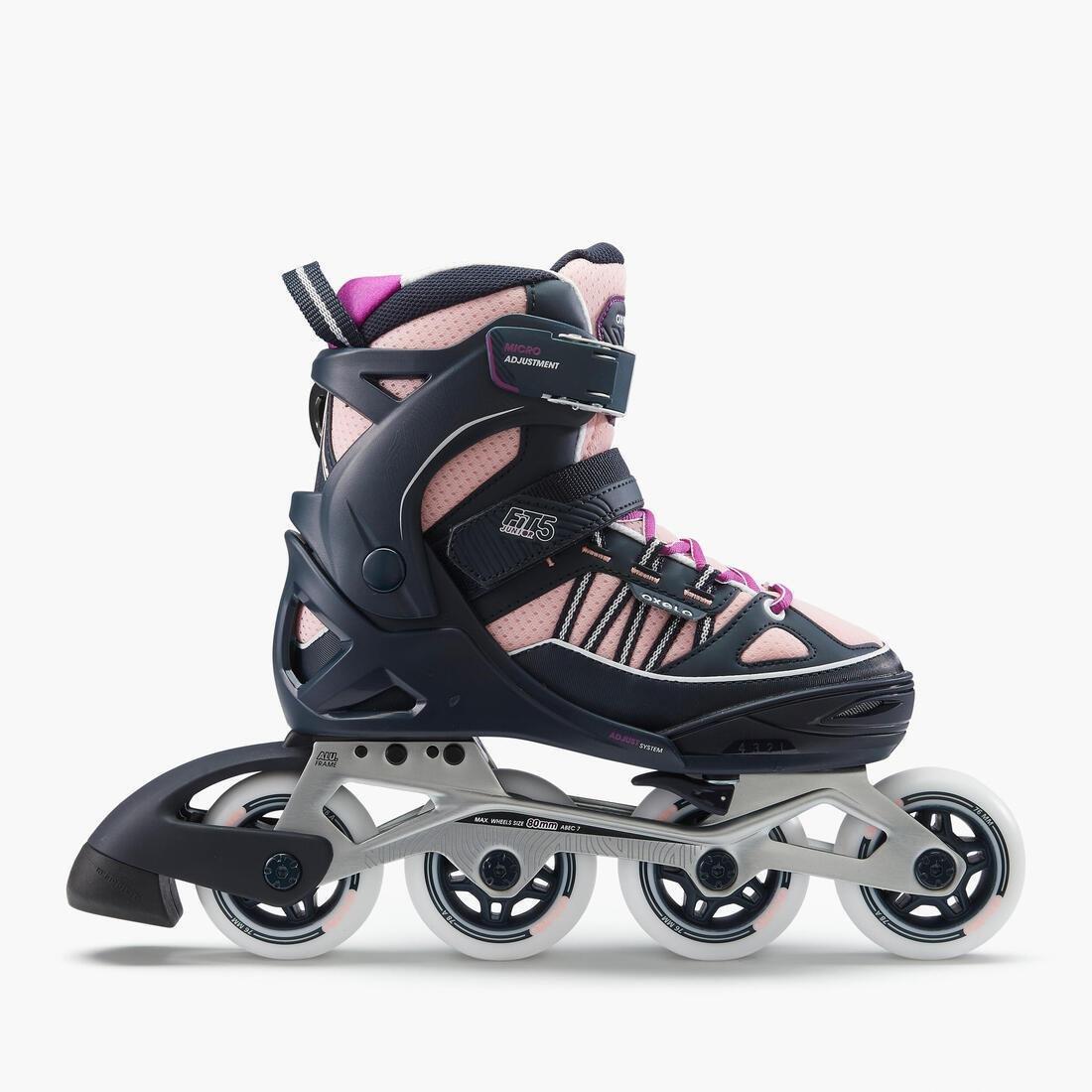 Unisex Kids Fit 5 Jr Inline Fitness Skates, Yellow, , large image number 14