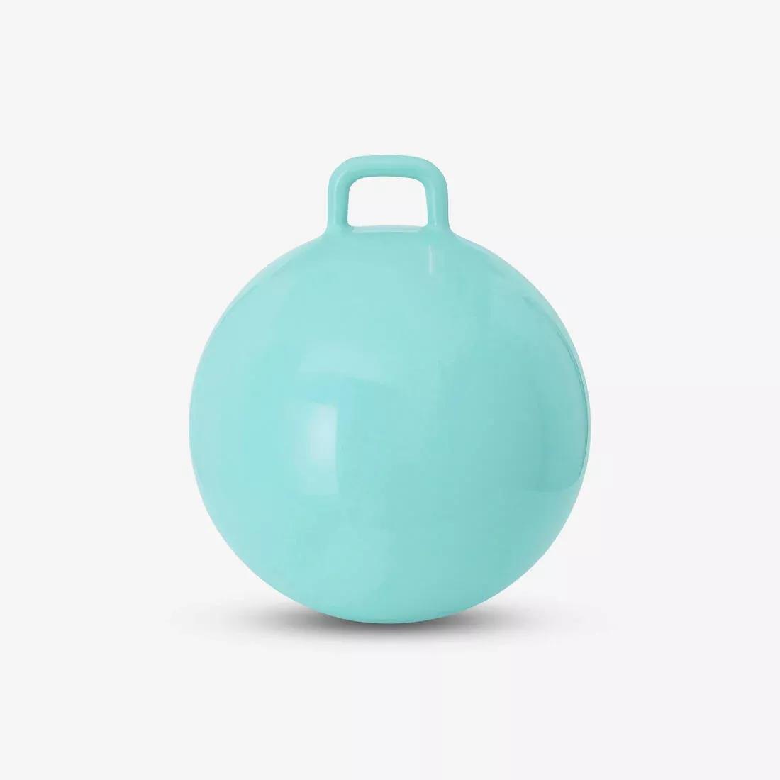 Kids Unisex Hopper Ball 45cm, Teal, No Color, large image number 1