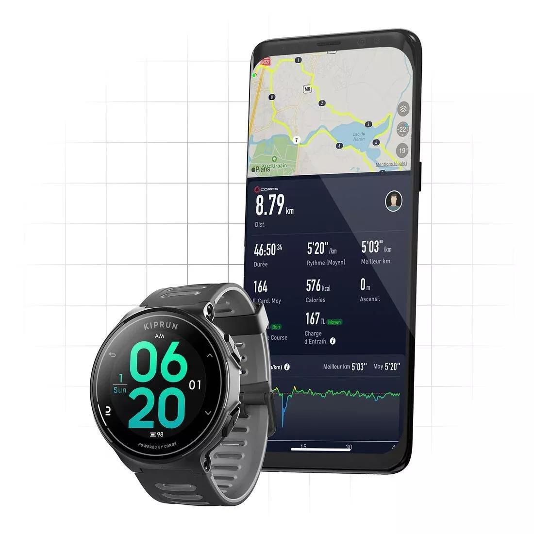 GPS 500 By Coros Smart Watch, Black, No Color, large image number 4
