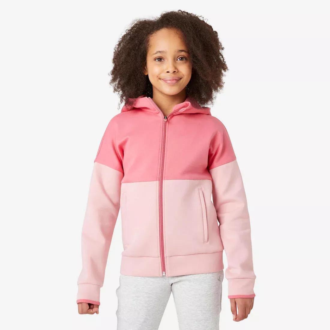 GREY Kids' Breathable Zip-Up Cotton Hoodie 900, No Color, large image number 2