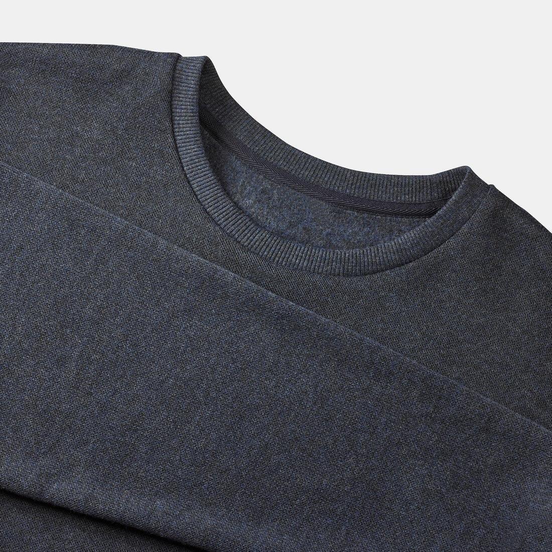 Men's Crew-Neck Hiking Jumper - NH150, dark blue, , large image number 9