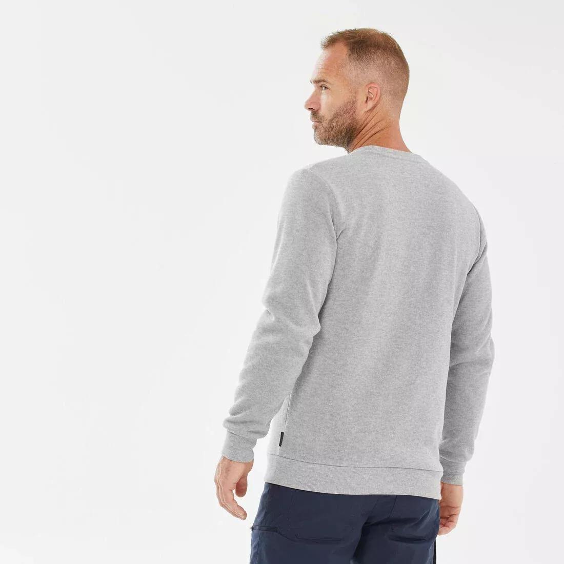 Men's Crew-Neck Hiking Jumper - NH150, dark blue, , large image number 12
