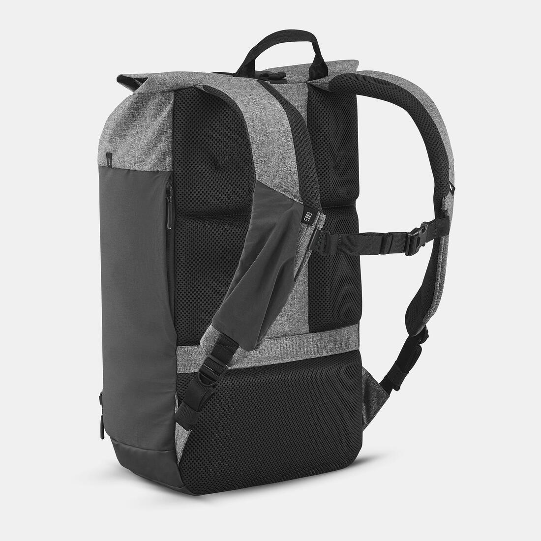 Hiking Backpack 23L - Nh Escape 500 Rolltop, Grey, No Color, large image number 1