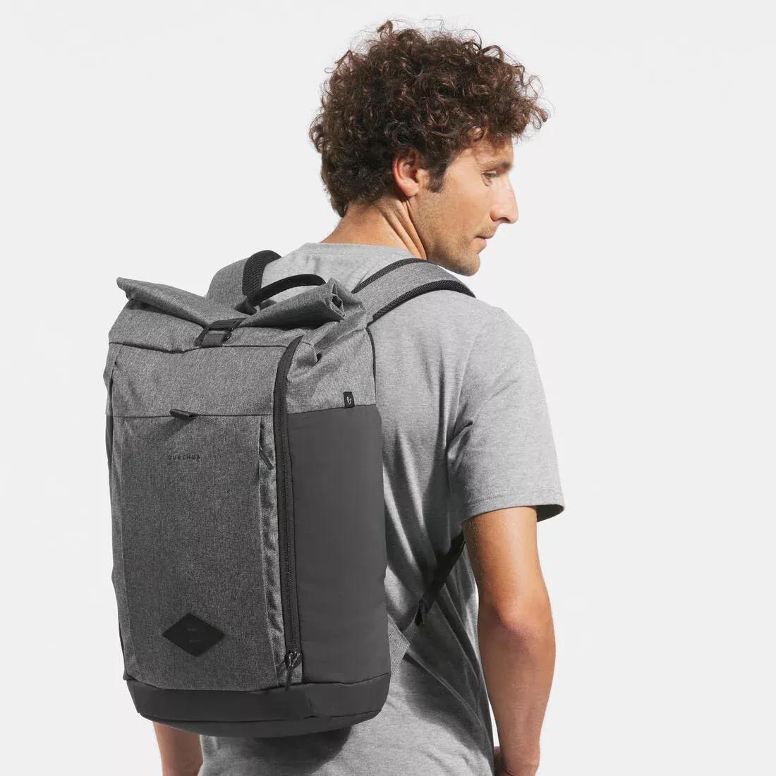 Hiking Backpack 23L - Nh Escape 500 Rolltop, Grey, No Color, large image number 2
