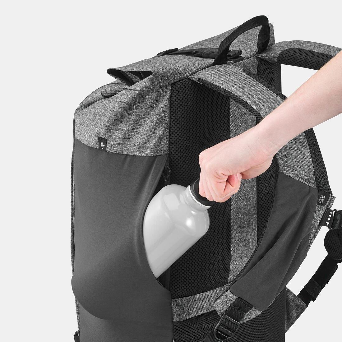 Hiking Backpack 23L - Nh Escape 500 Rolltop, Grey, No Color, large image number 6
