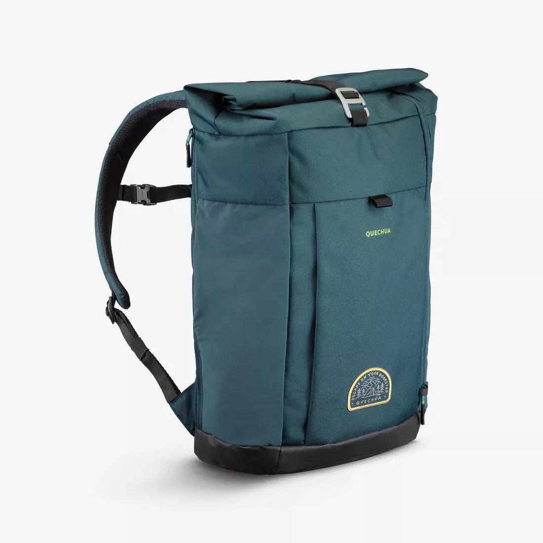 Hiking backpack 23 L - Escape 500 Rolltop, Yellow, No Color, large image number 1