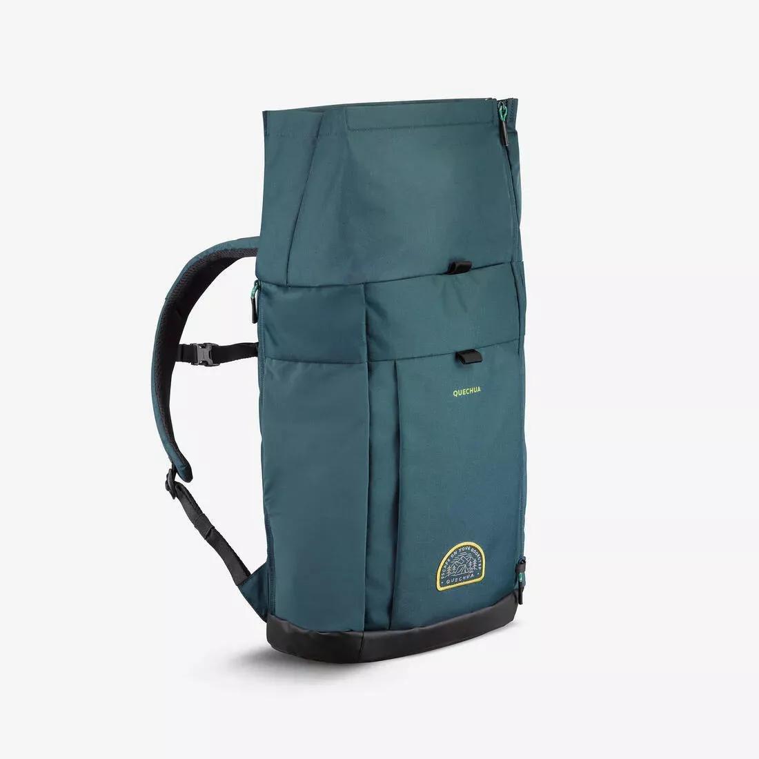 Hiking backpack 23 L - Escape 500 Rolltop, Yellow, No Color, large image number 5