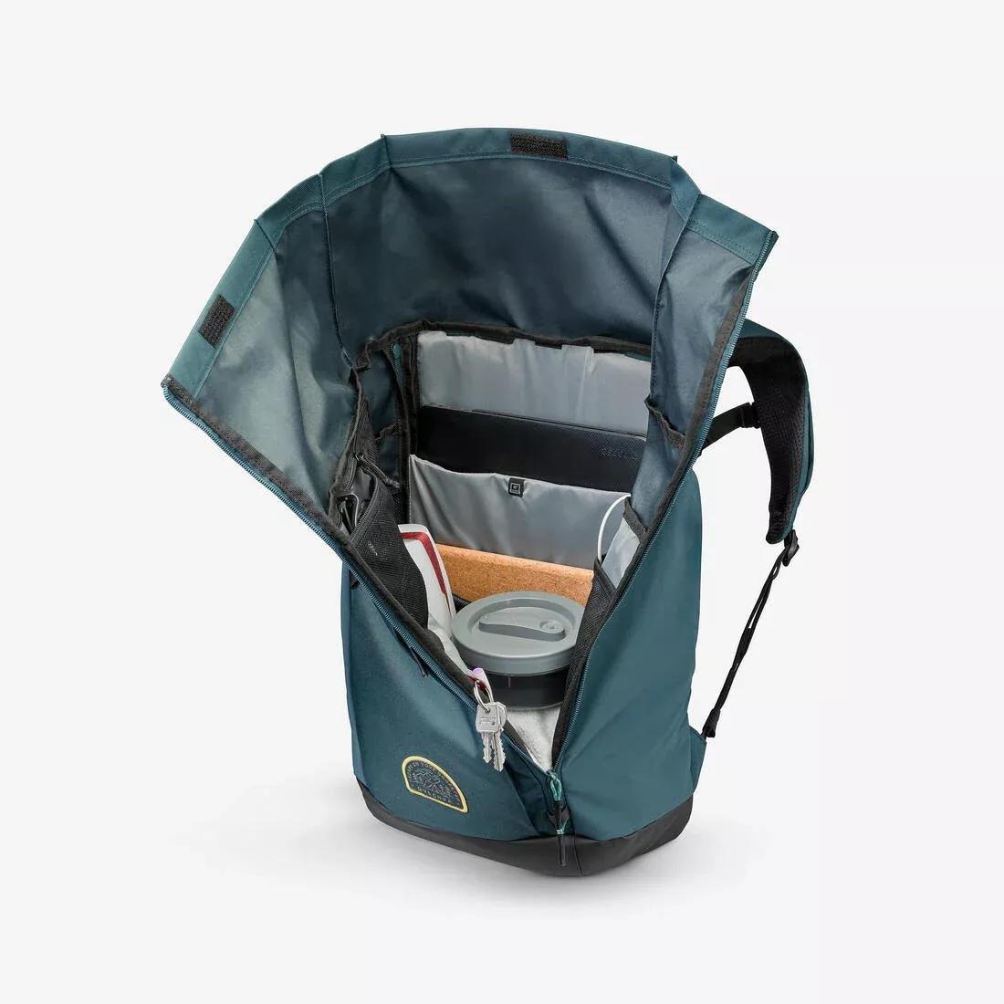 Hiking backpack 23 L - Escape 500 Rolltop, Yellow, No Color, large image number 6