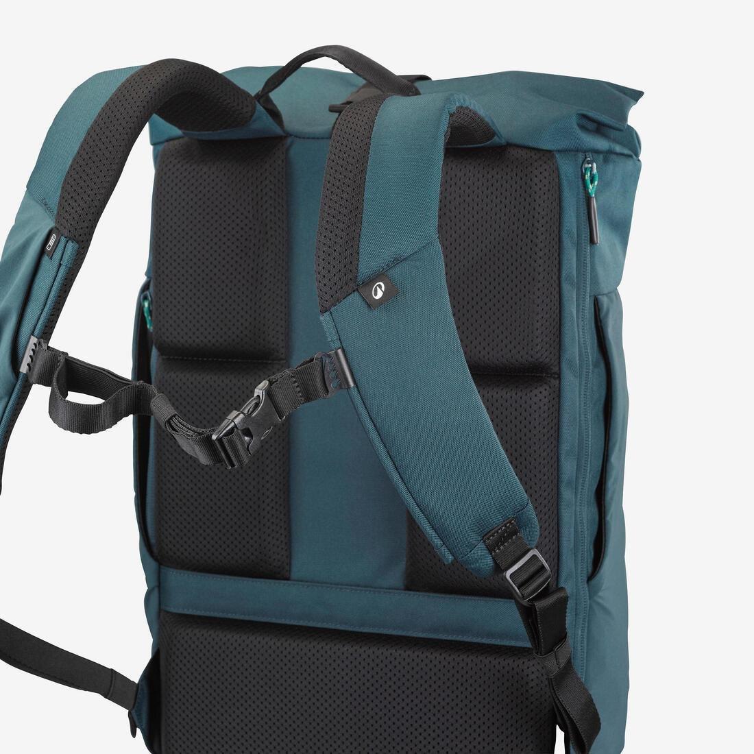 Hiking backpack 23 L - Escape 500 Rolltop, Yellow, No Color, large image number 8