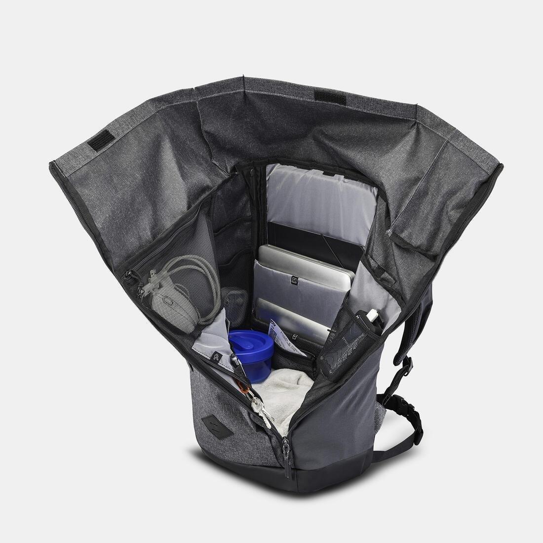 CARBON GREY Hiking backpack 32L - NH Escape 500 Rolltop, No Color, large image number 11