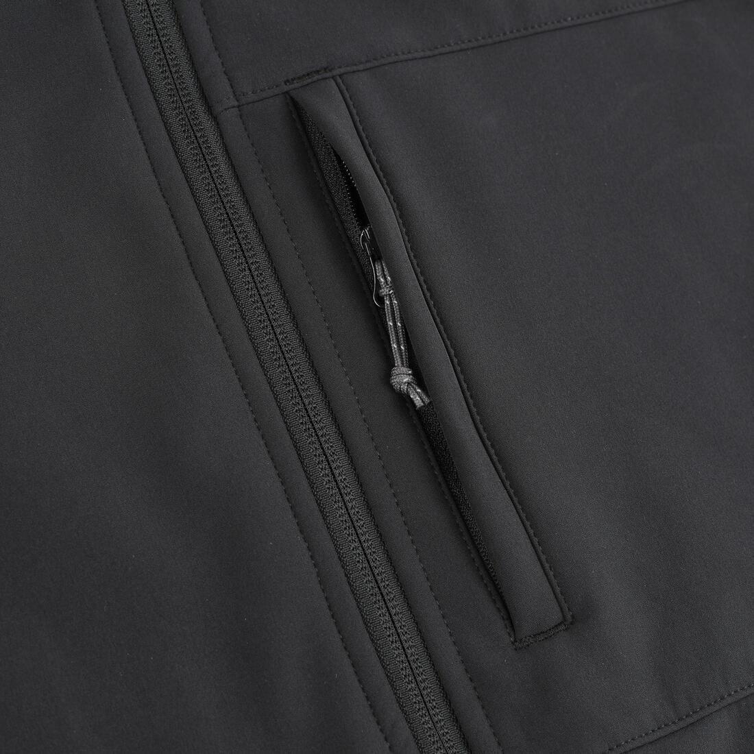 Men's Windproof Softshell Gilet, Black, 5401_000, large image number 5