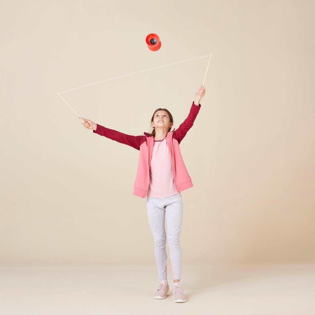 Diabolo With Wooden Sticks, Pink, No Color, large image number 2