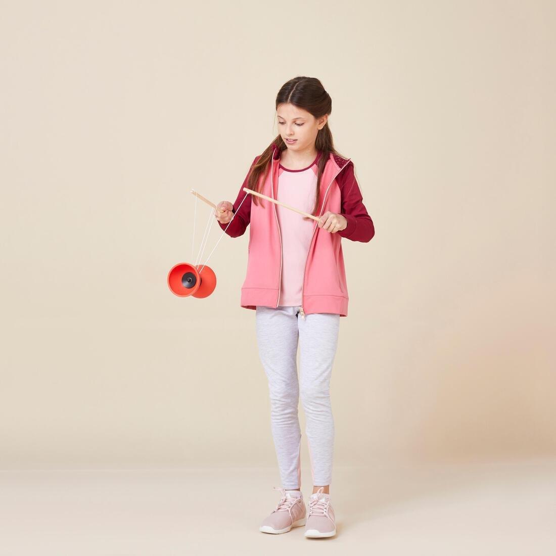 Diabolo With Wooden Sticks, Pink, No Color, large image number 3