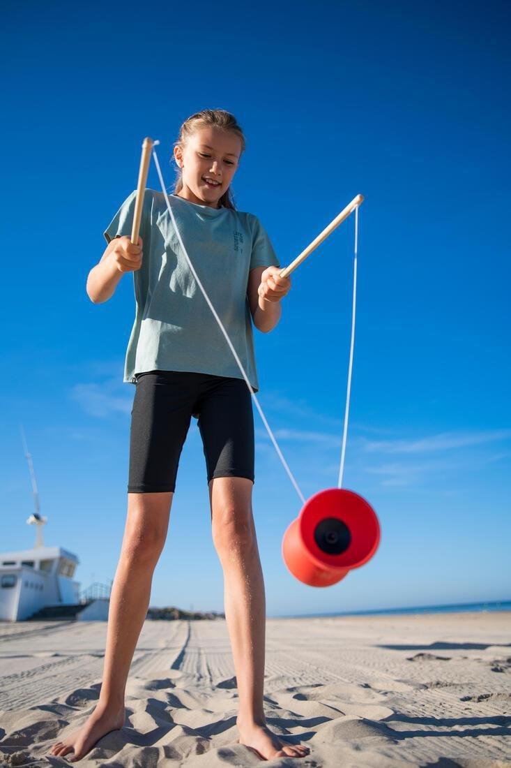 Diabolo With Wooden Sticks, Pink, No Color, large image number 7