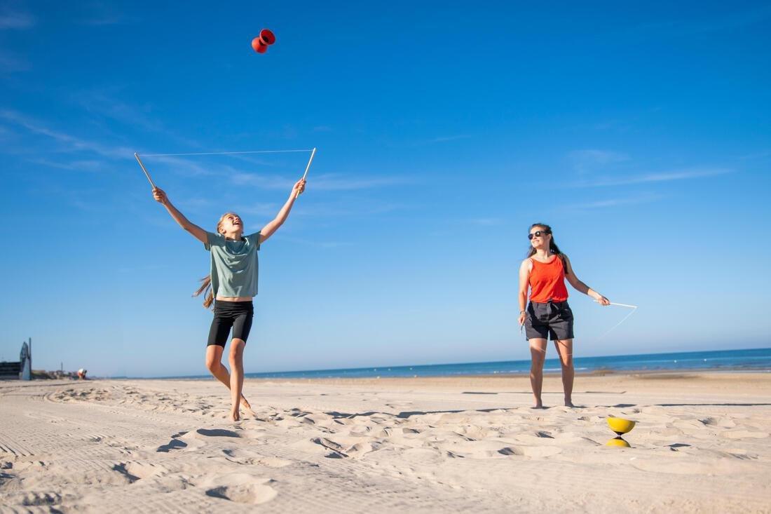 Diabolo With Wooden Sticks, Pink, No Color, large image number 8