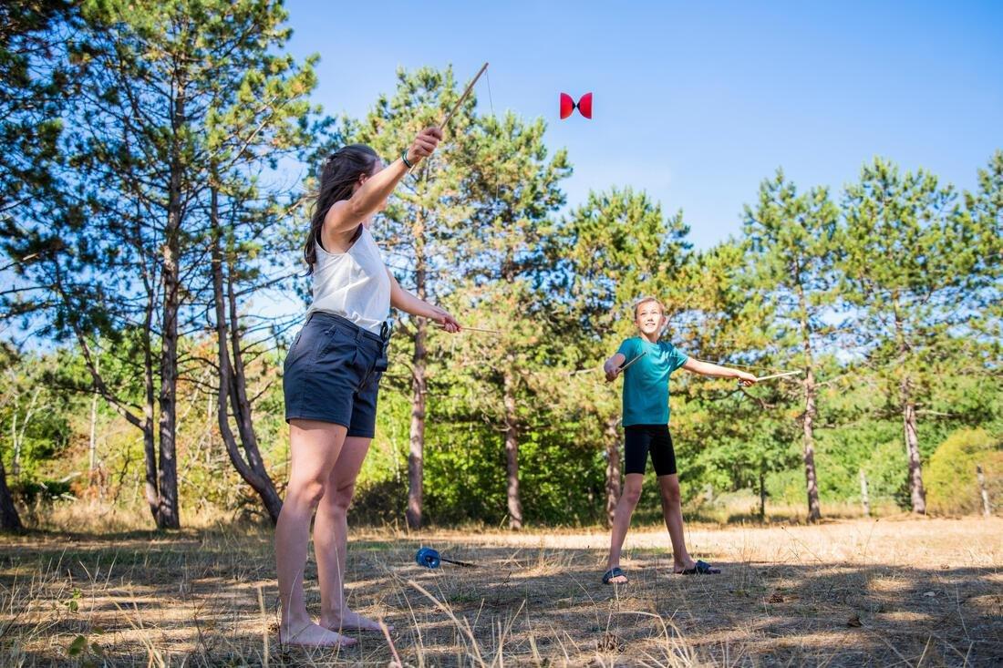 Diabolo With Wooden Sticks, Pink, No Color, large image number 10