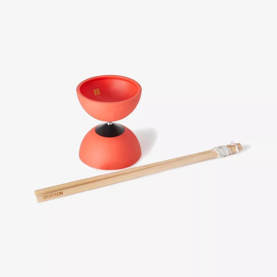Diabolo With Wooden Sticks, Pink, No Color, large image number 11