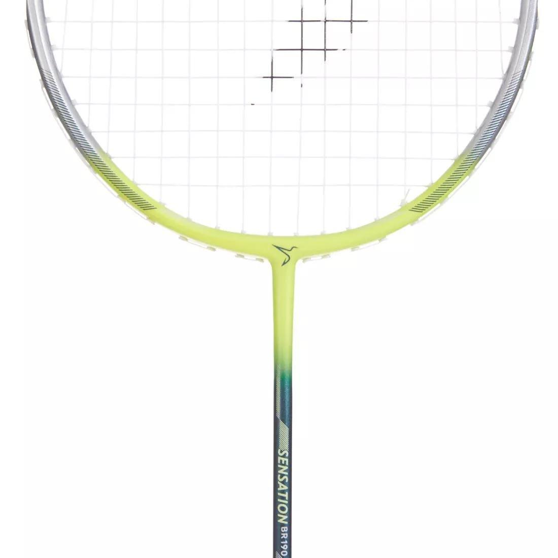 Unisex Badminton Racket - Br Sensation 190, Yellow, No Color, large image number 1