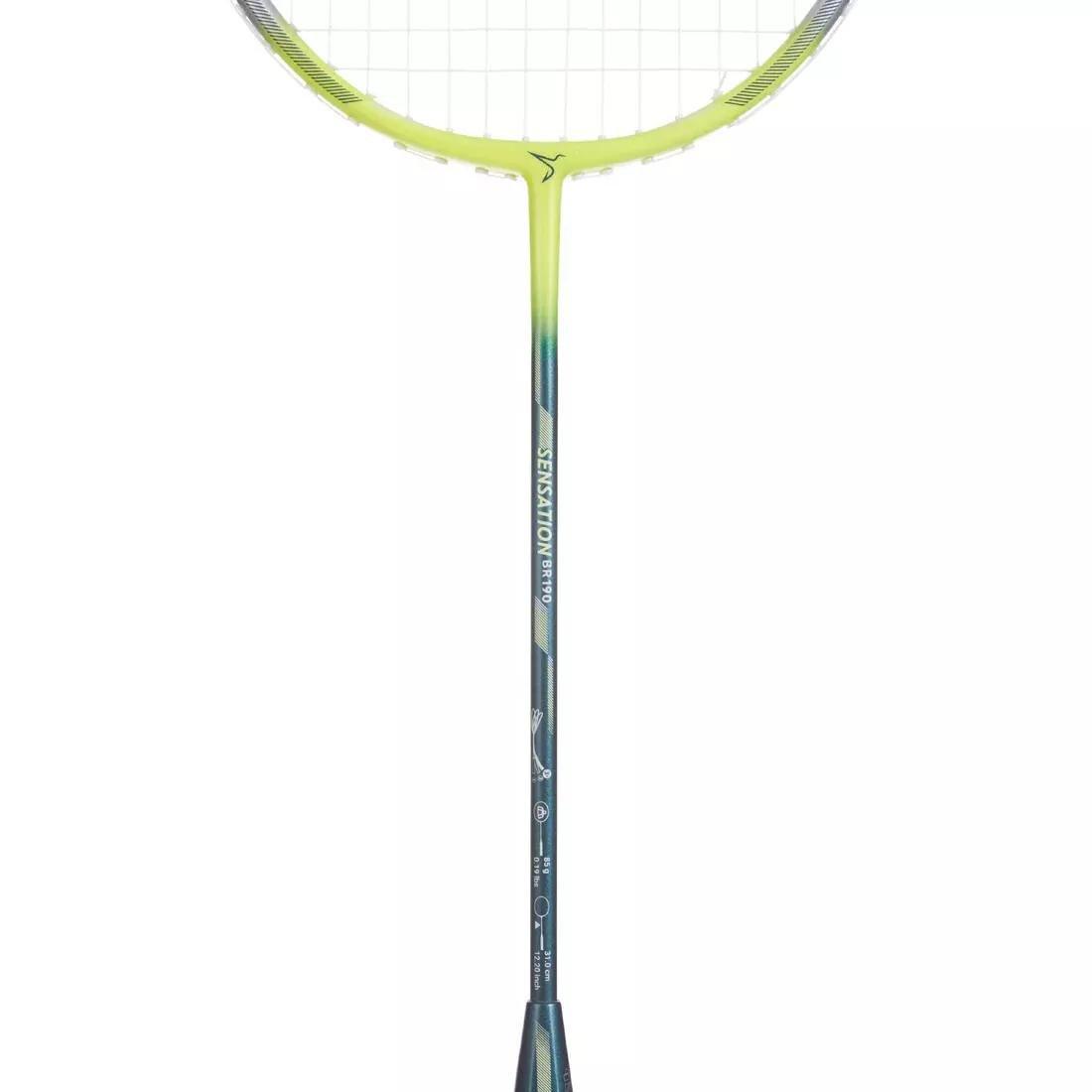 PERFLY - Adult Badminton Racket - Br Sensation 190, Yellow