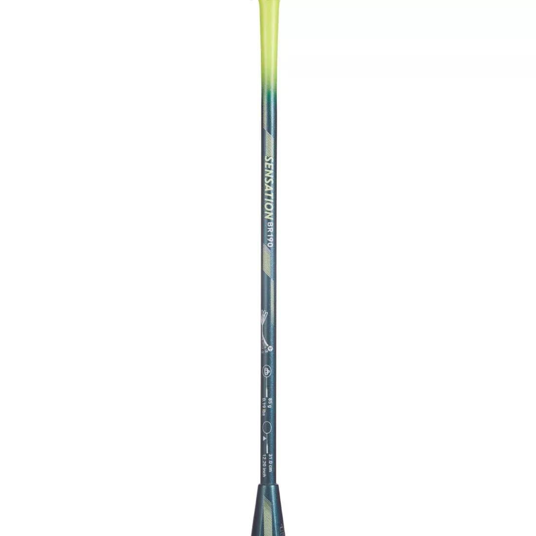 Unisex Badminton Racket - Br Sensation 190, Yellow, No Color, large image number 3