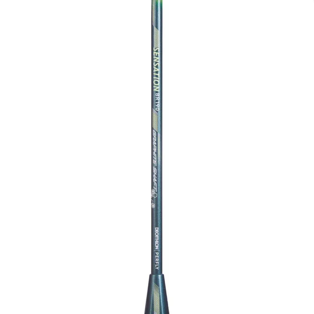 Unisex Badminton Racket - Br Sensation 190, Yellow, No Color, large image number 7