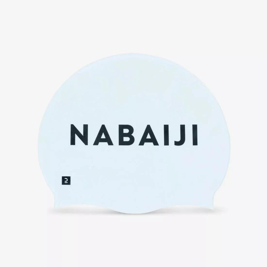 Silicone Swim Cap, Snow White, No Color, large image number 0